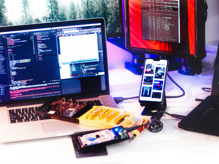 mobile app design visuals